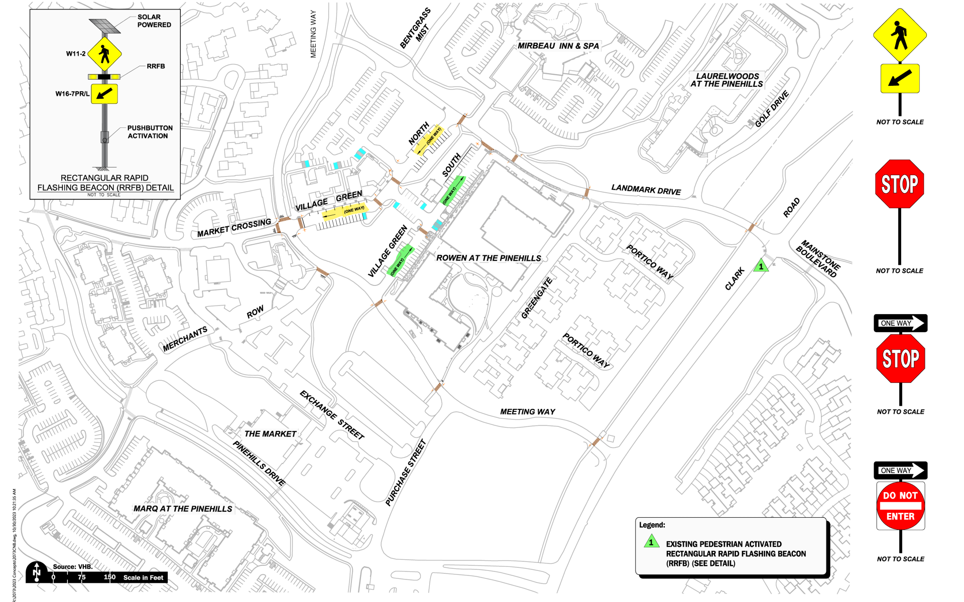 New Village Green Traffic Flow Nov 2023