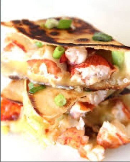 Chef Stephen Coe's Lobster Quesadilla