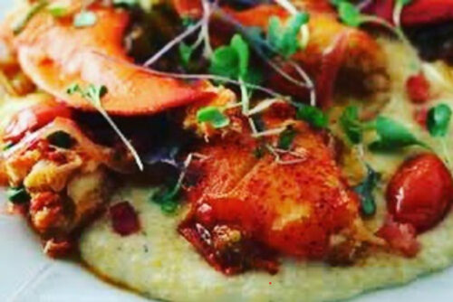 Chef Stephen Coe's Lobster and Grits