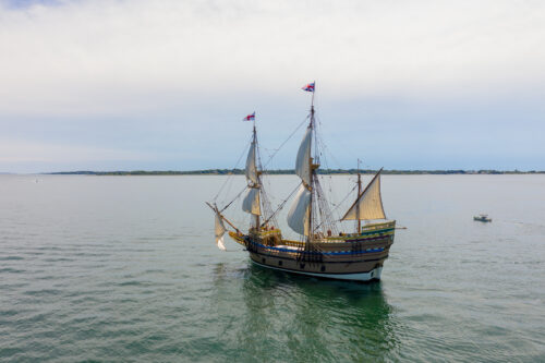 Credit Plimoth Plantation Mayflower II 7 29 1309 1