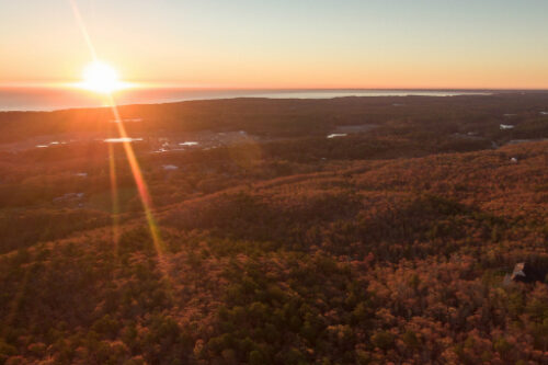 Fall over Dawn's Light at The Pinehills