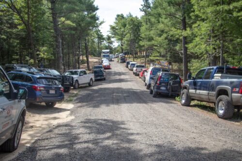 HFHGP Road in Plymouth with volunteer Cars