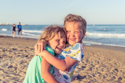 Hugs on the Beach