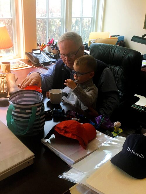 Snack Time in the President's office