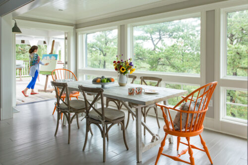 Pinehills Summerhouse Porch Painting