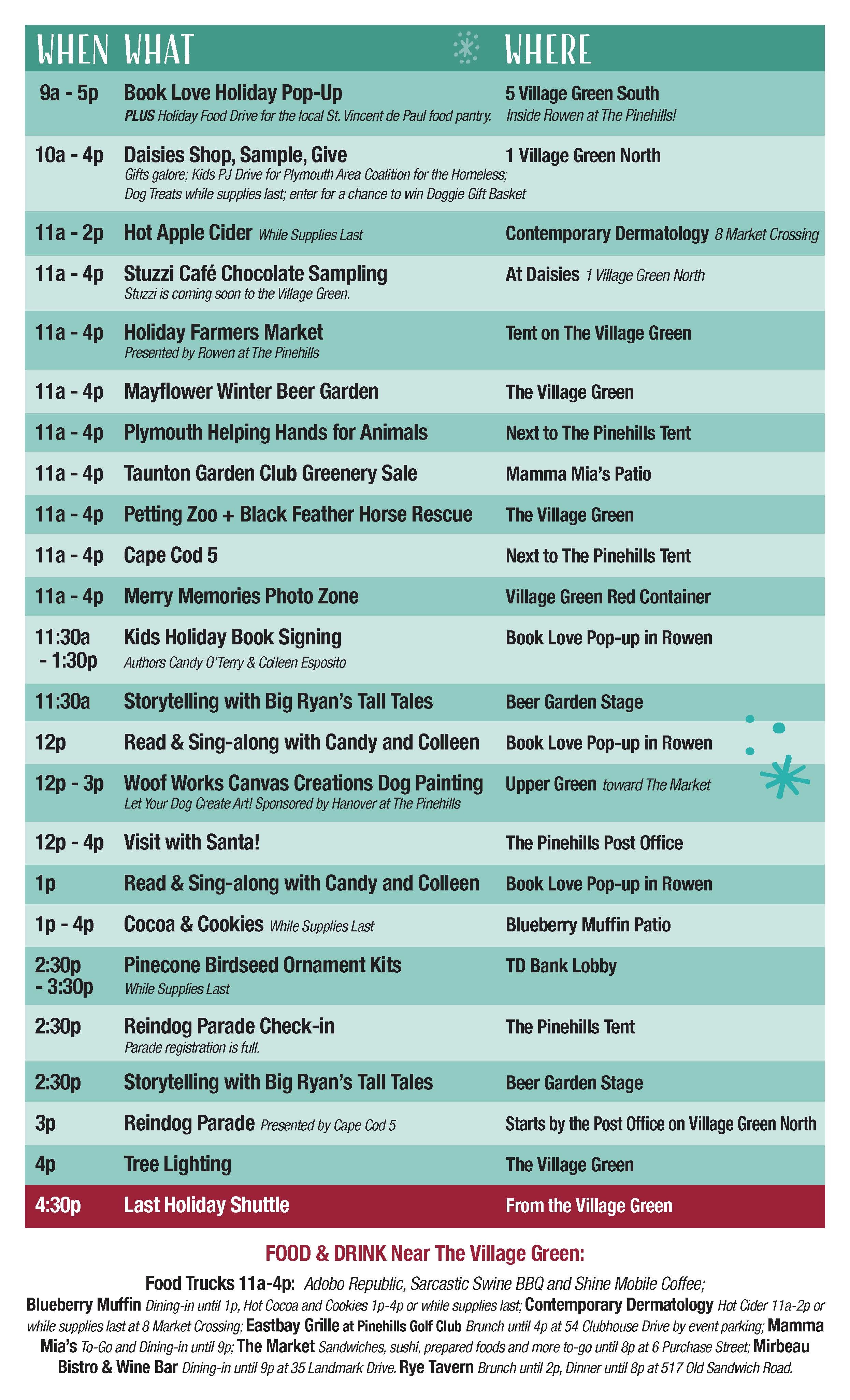 Jingle 2023 Schedule