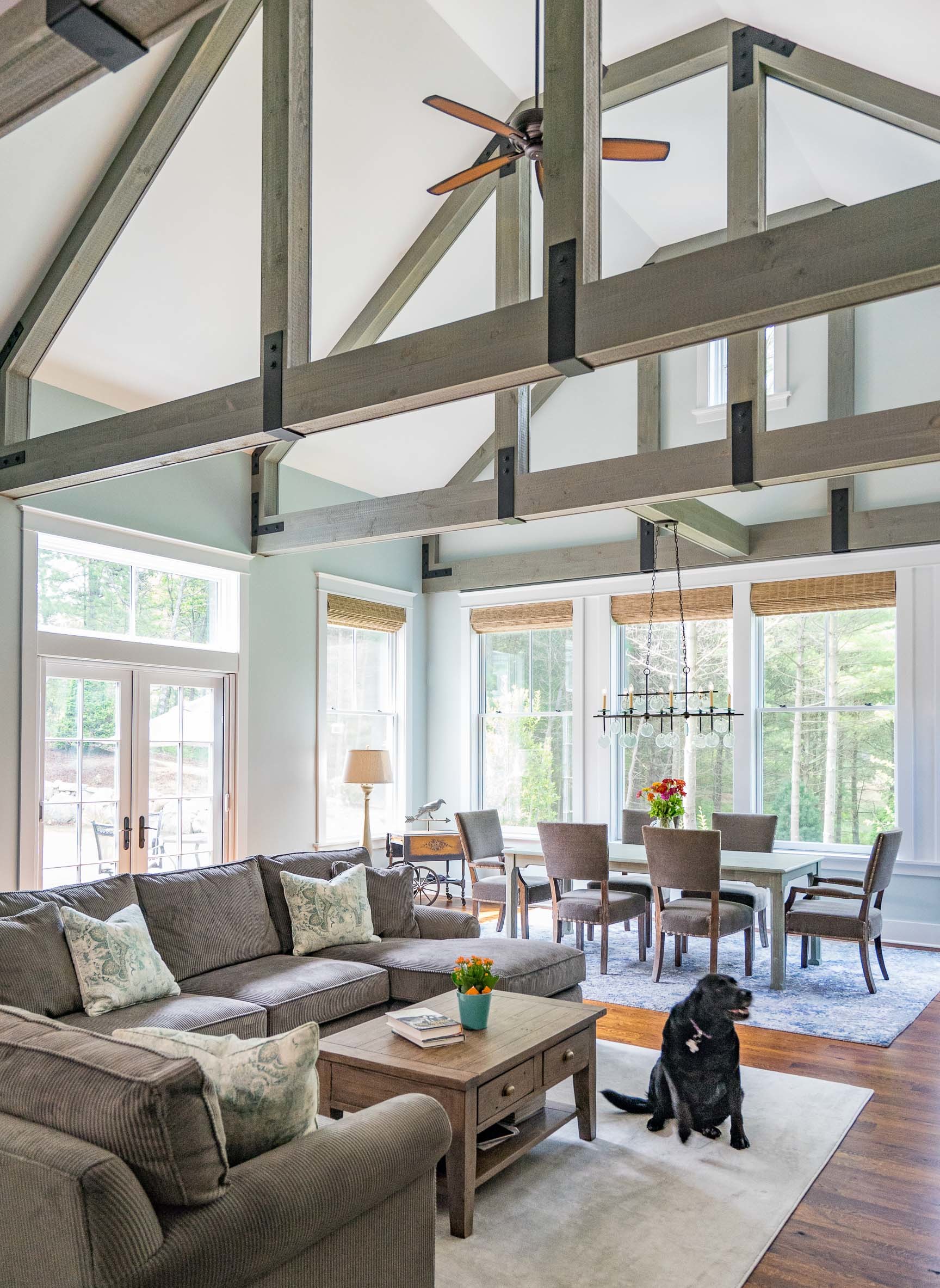 Kistler & Knapp Custom Home Ryecroft Great Room & Best Friend
