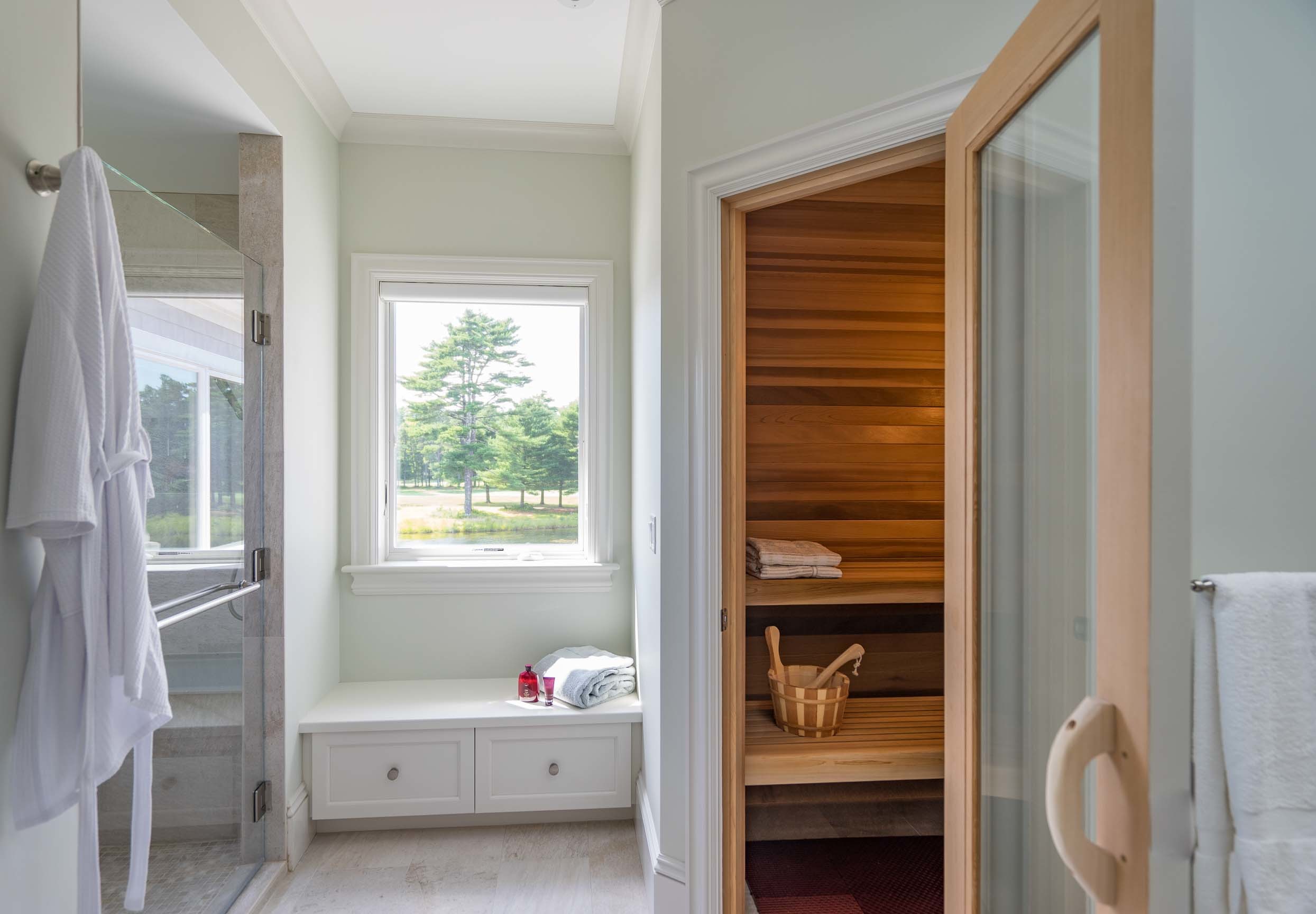 MacKenzie Brothers Ryecroft Custom Home Sauna