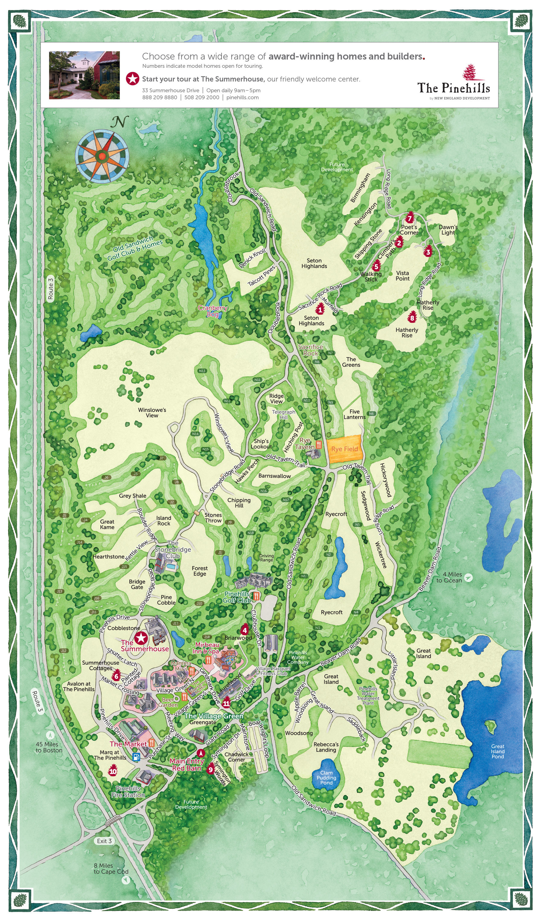 The Pinehills Tour Map the-pinehills-tour-map