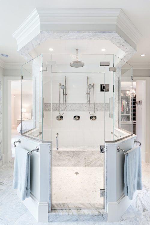 MacKenzie Brothers Ryecroft Custom Home Double Steam Shower