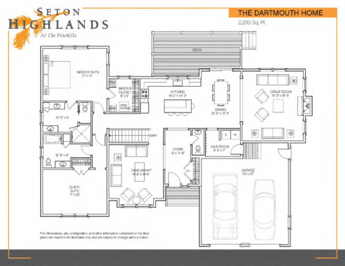 Floor Plan Seton Dartmouth FP print Page 2