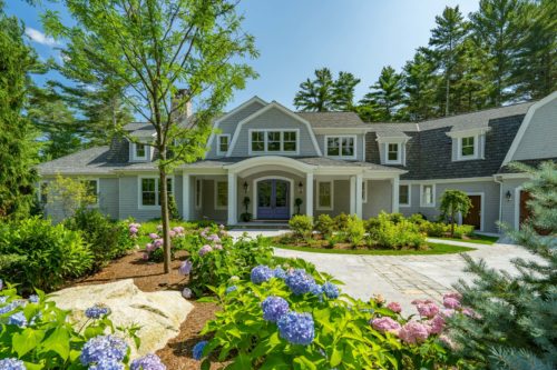 MacKenzie Brothers Ryecroft Custom Home & Hydrangeas