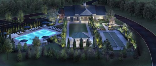 Toll Vista Point Clubhouse Aerial View