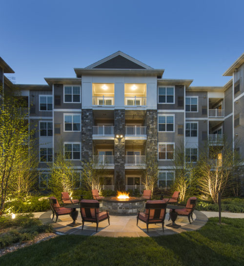 Firepit - Marq at The Pinehills Luxury Apartments